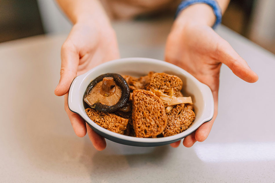 غذا های خوشمزه با قارچ