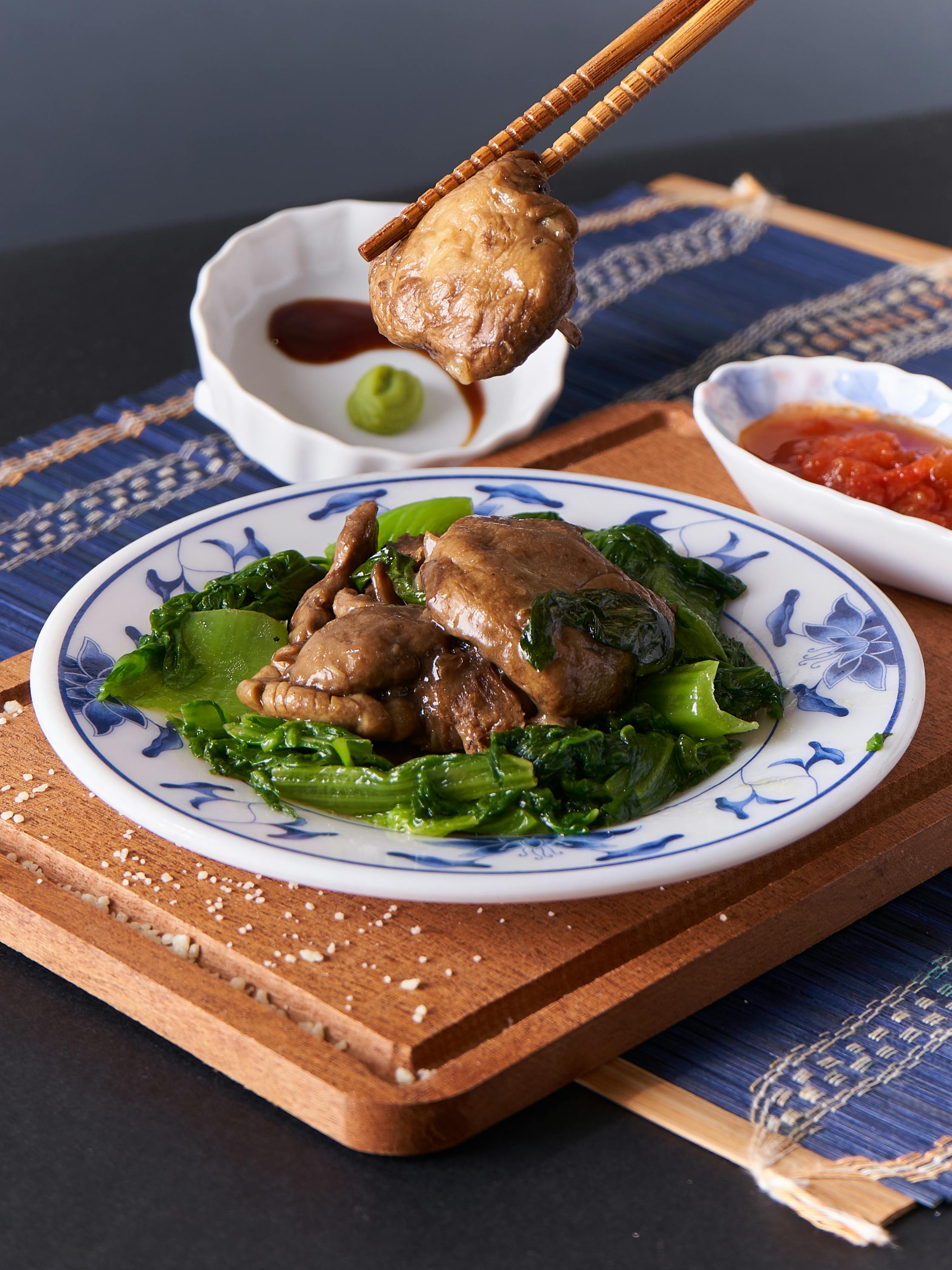 اسموتی با پودر قارچ دارویی